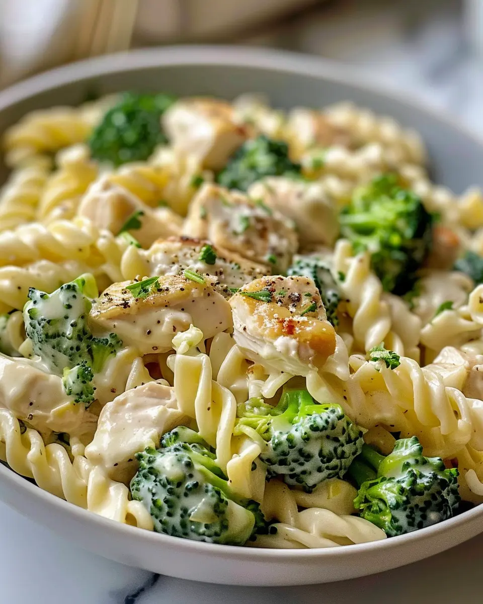 Creamy Rotisserie Chicken Pasta: Indulgent Broccoli Delight