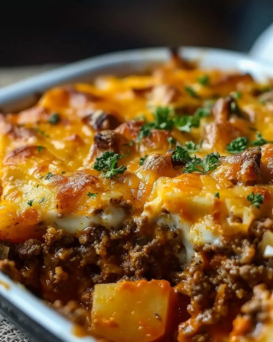 Hobo Casserole: Easy Ground Beef Recipe with Turkey Bacon Twist