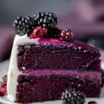Blackberry Velvet Cake