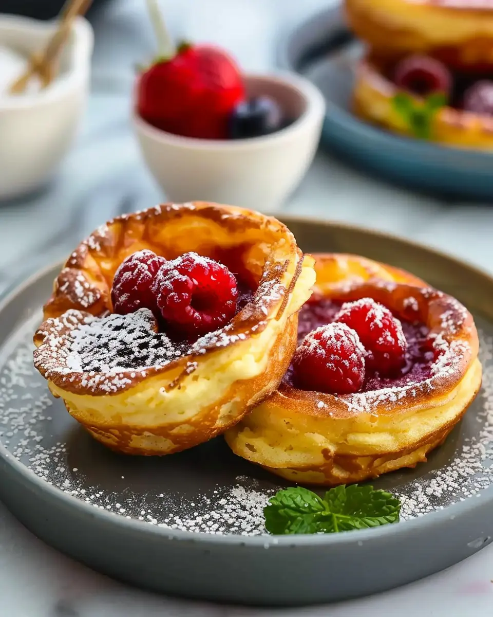 Mini Dutch Baby Pancakes: Easy Recipe with Turkey Bacon Delight