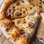 artisan pizza dough- crispy, chewy, bubbly crust