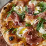 Prosciutto and Honey Burrata Pizza