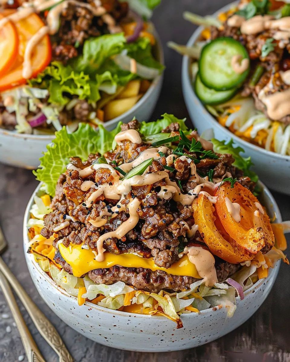 Burger Bowls: Juicy Turkey Bacon Delight for Easy Home Cooking