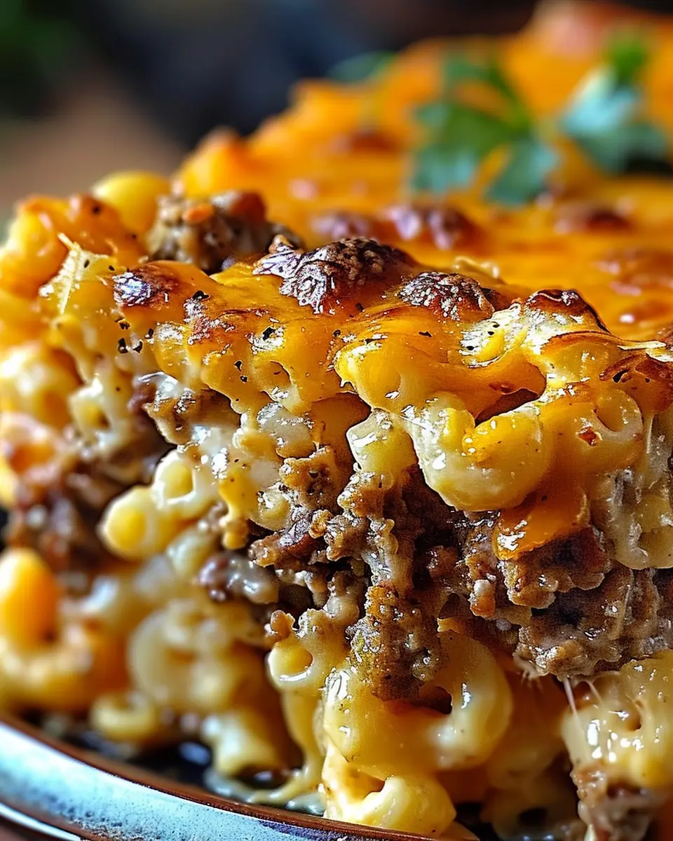 Mac and Cheese Meatloaf Casserole: Indulgent Comfort Food Twist
