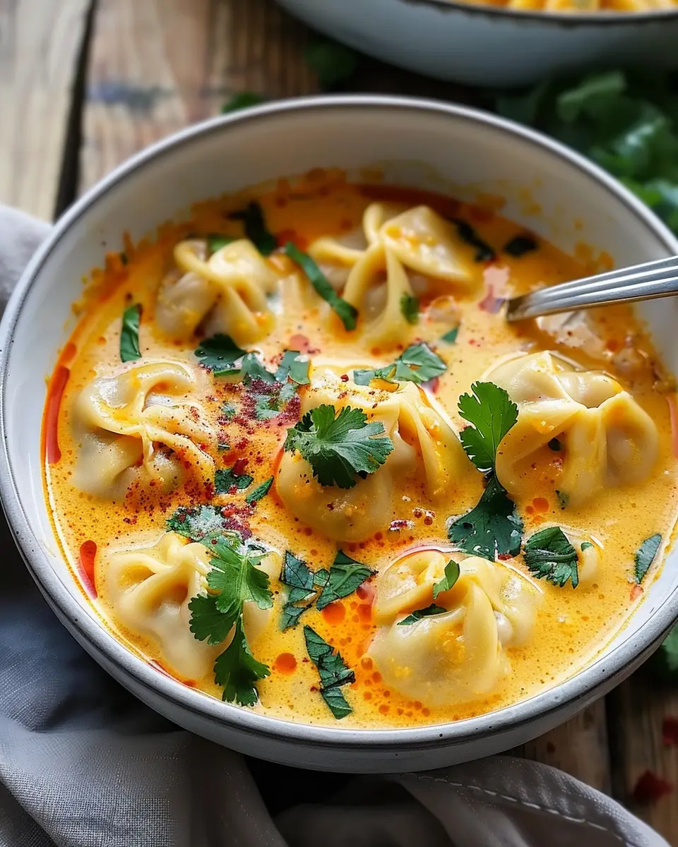 Easy Thai Coconut Curry Dumpling Soup: A Bowl of Comfort Delight