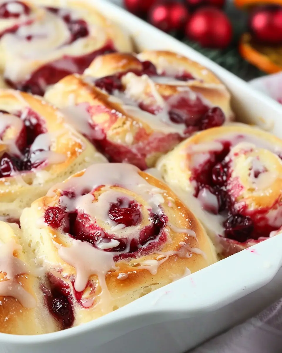 Cranberry Orange Sweet Rolls: The Best Homemade Treats for You