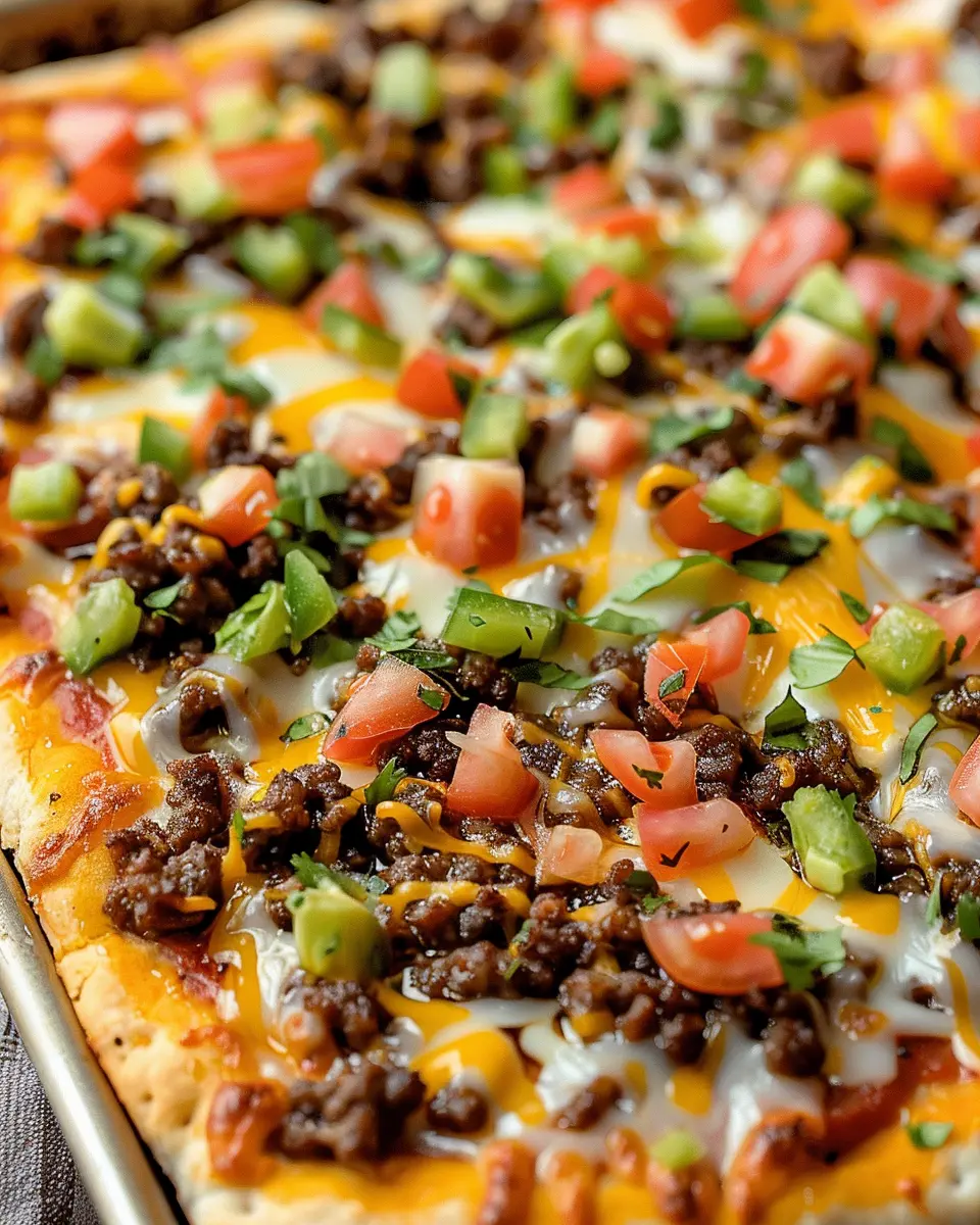 Sheet Pan Taco Pizza: Easy and Indulgent Family Favorite