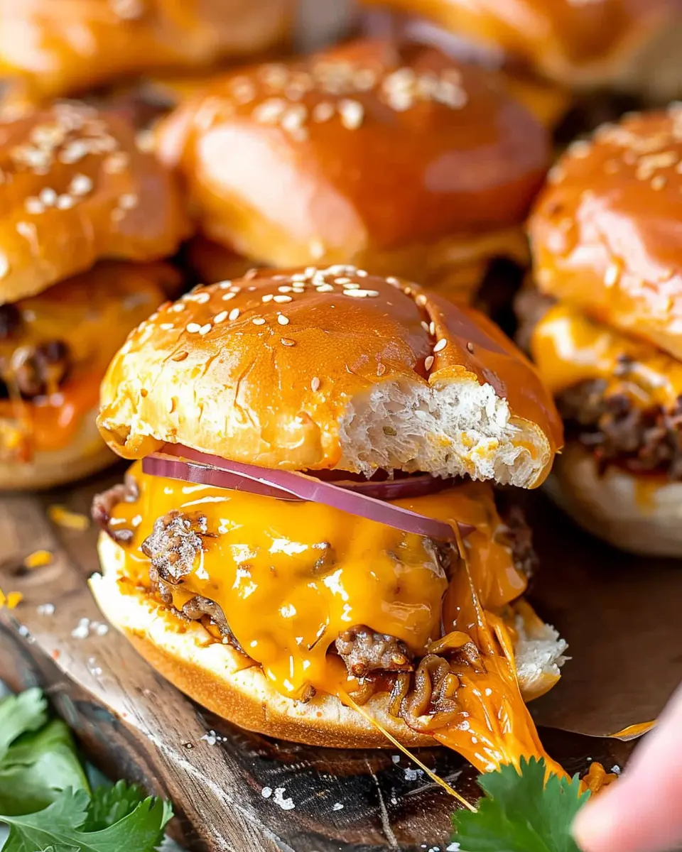 Cheeseburger Sliders: Easy Turkey Bacon Delight for Your Table