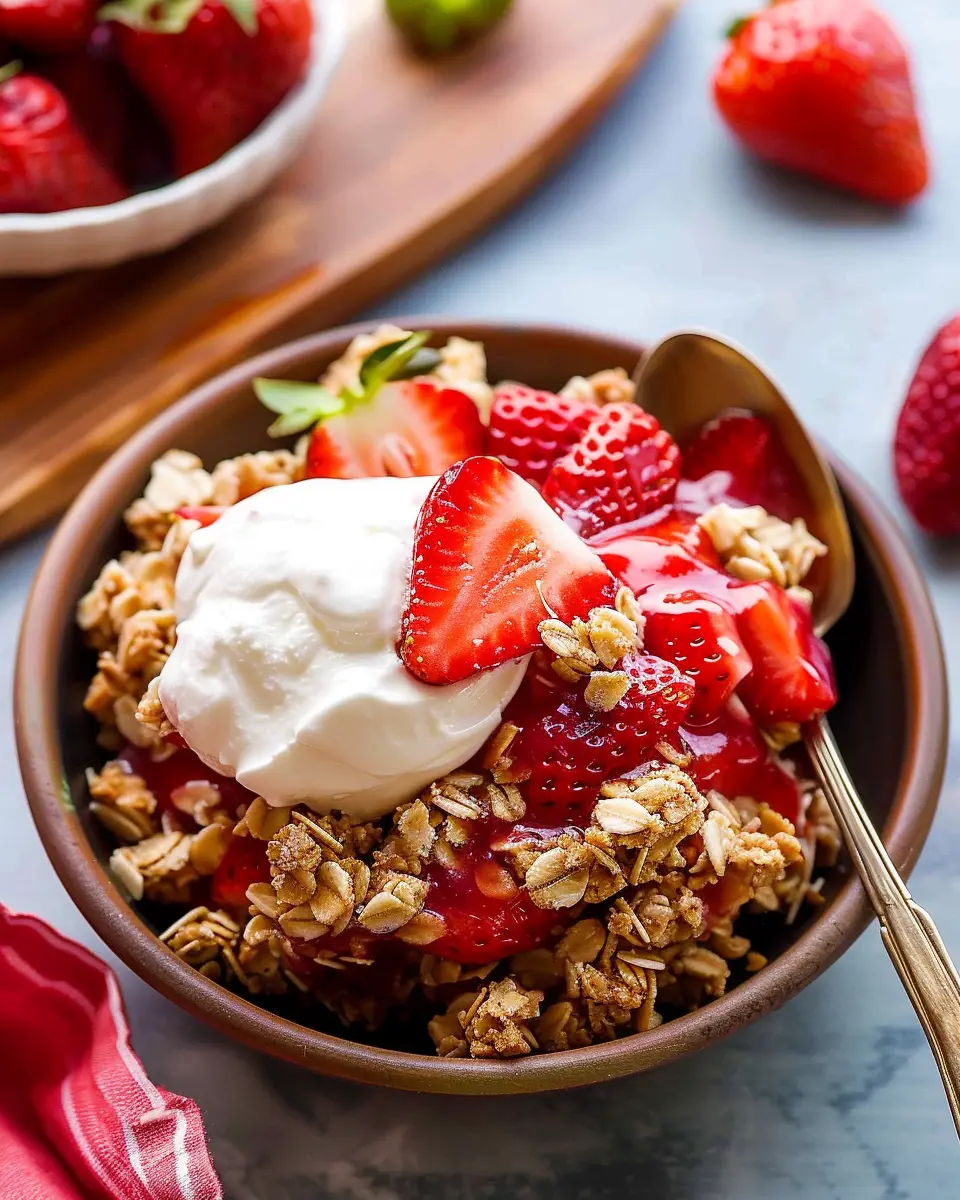 Strawberry Vanilla Crisp: The Best Homemade Delight to Savor