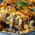 Mac and Cheese Meatloaf Casserole