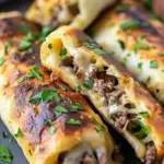 Keto Philly Cheesesteak Rolls