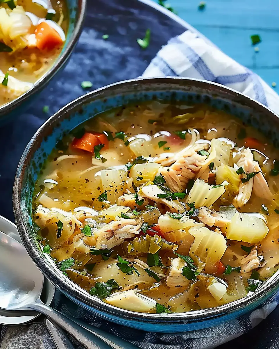 One-Pot Chicken &amp; Cabbage Soup: Easy Comfort Food Delight