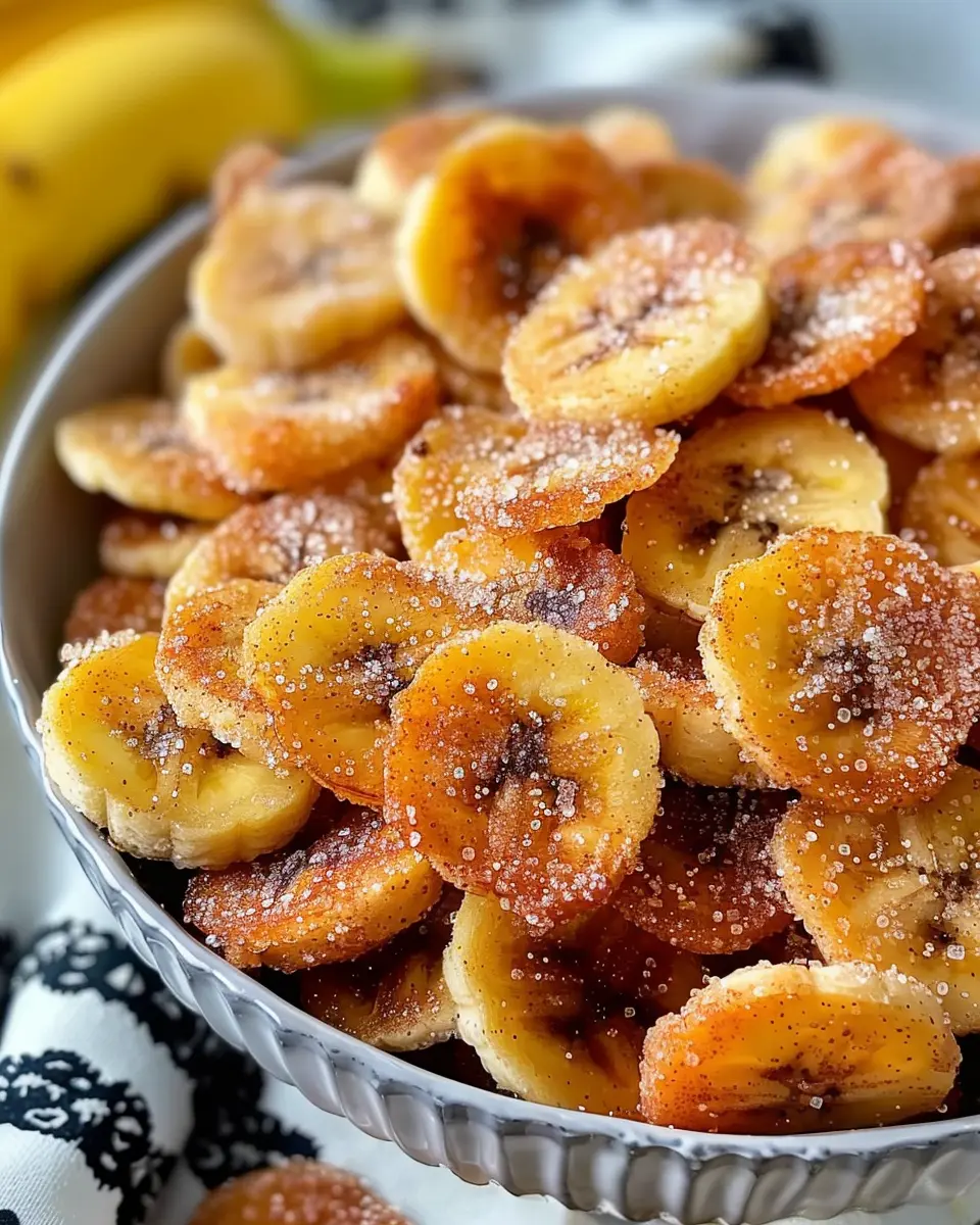 Cinnamon Sugar Air Fryer Banana Chips: Easy, Delicious Snack Idea