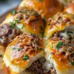 Garlic Parmesan Cheeseburger Bombs