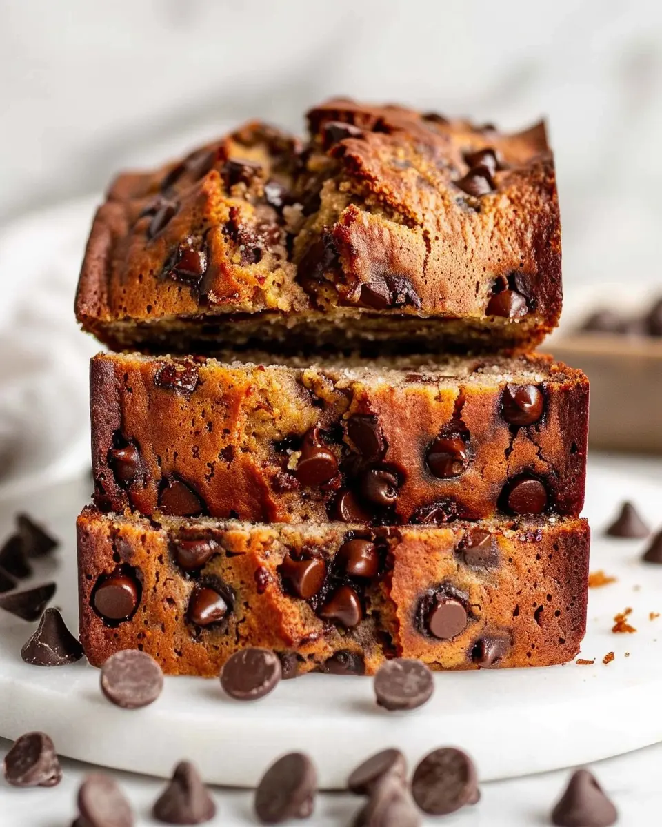 One Bowl Chocolate Chip Banana Bread: Easy and Deliciously Moist