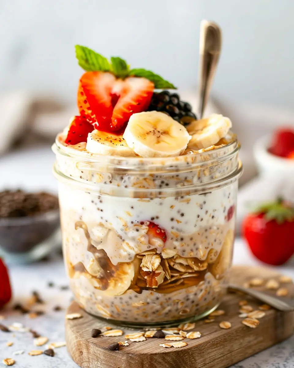 High Protein Overnight Oats: Energizing Breakfast Delight
