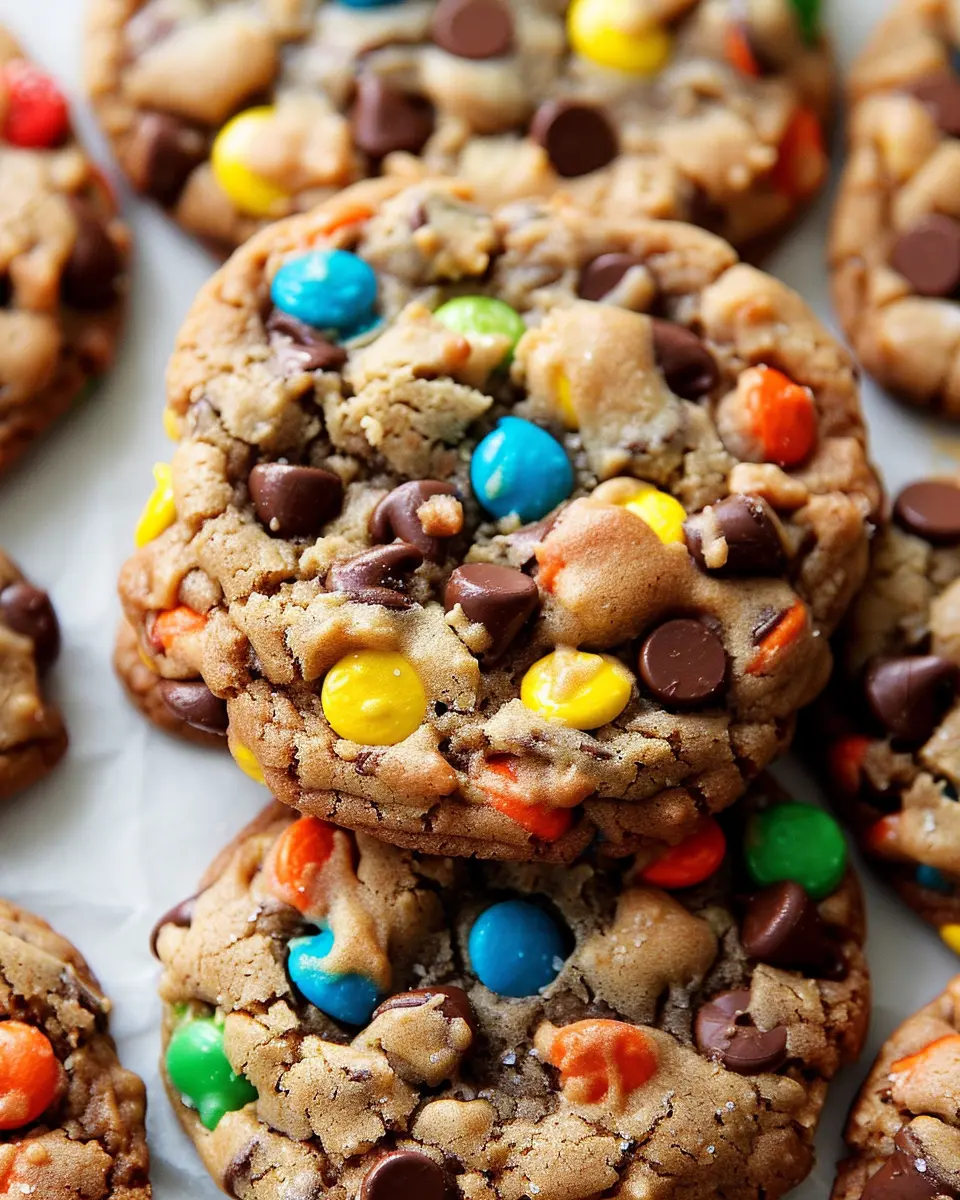 Soft Monster Cookies: Indulgent, Thick, and Perfectly Chewy