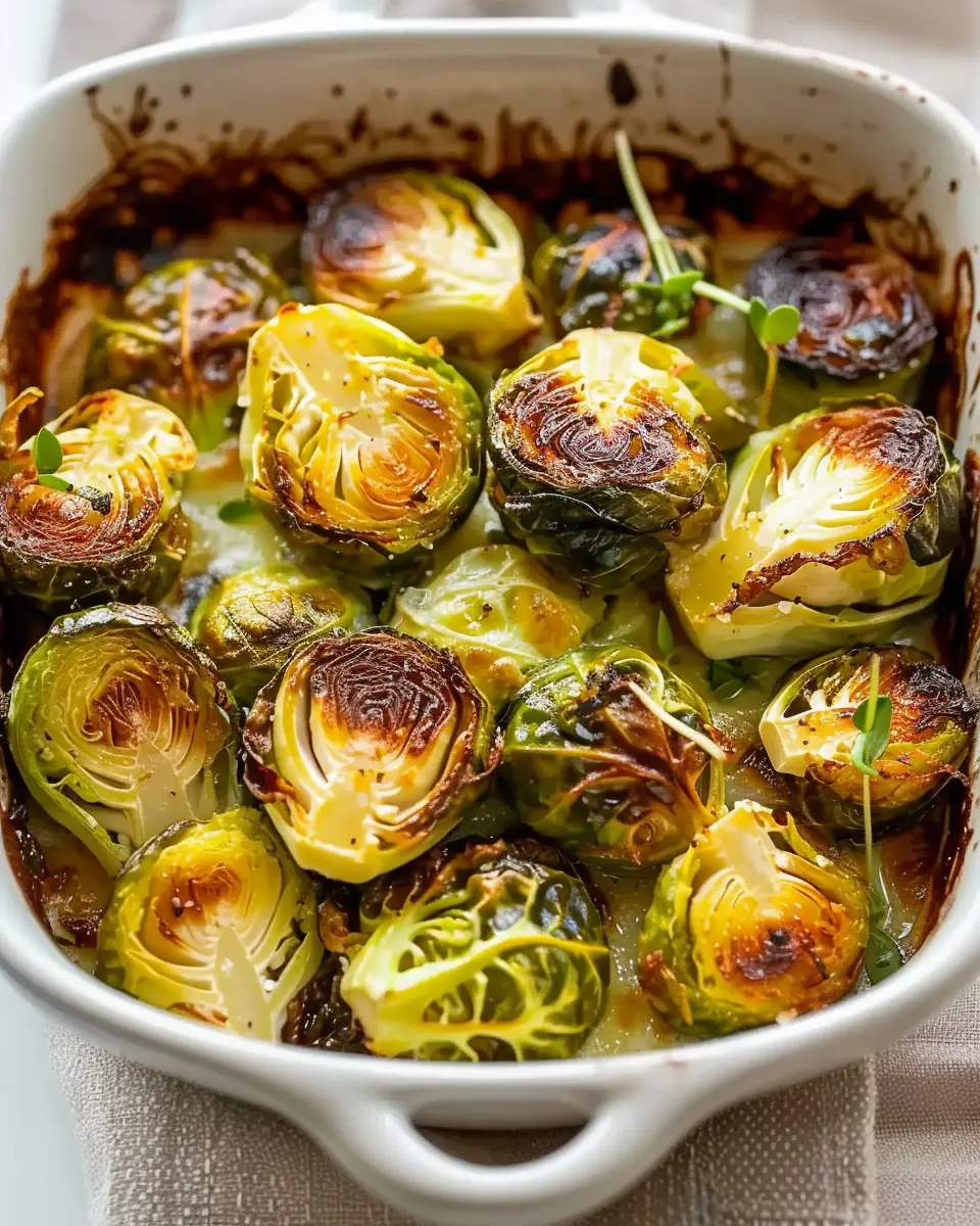 Flavorful Boursin Brussels Sprouts with Turkey Bacon Delight