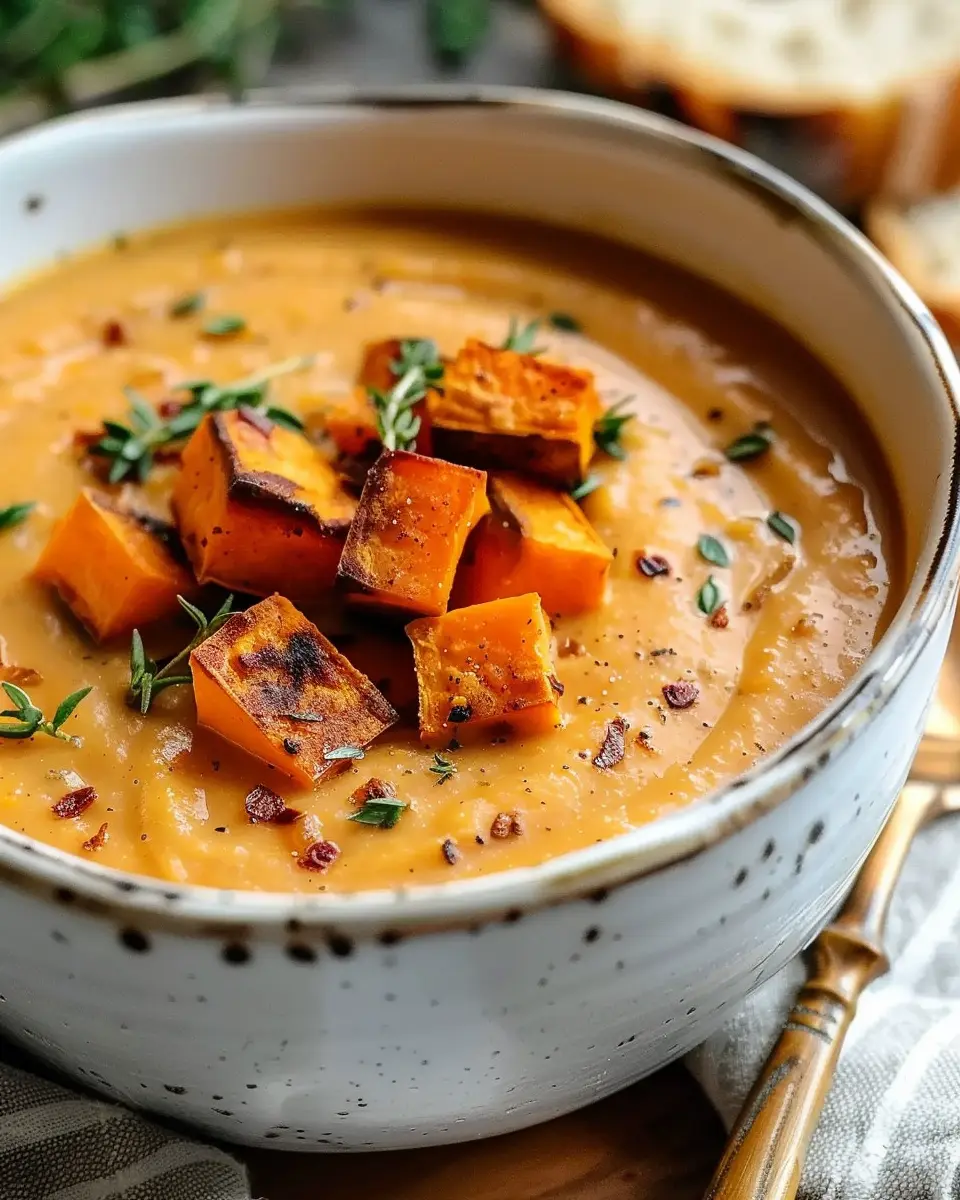 Savory Italian Sweet Potato Soup: A Comforting, Healthy Delight