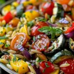 Roasted Vegetable Orzo