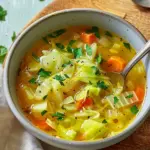 Comforting Cabbage Soup with Ginger