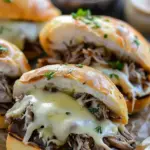 Crockpot French Dip Sandwiches