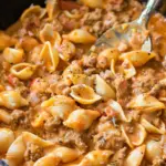 Creamy Beef and Shells