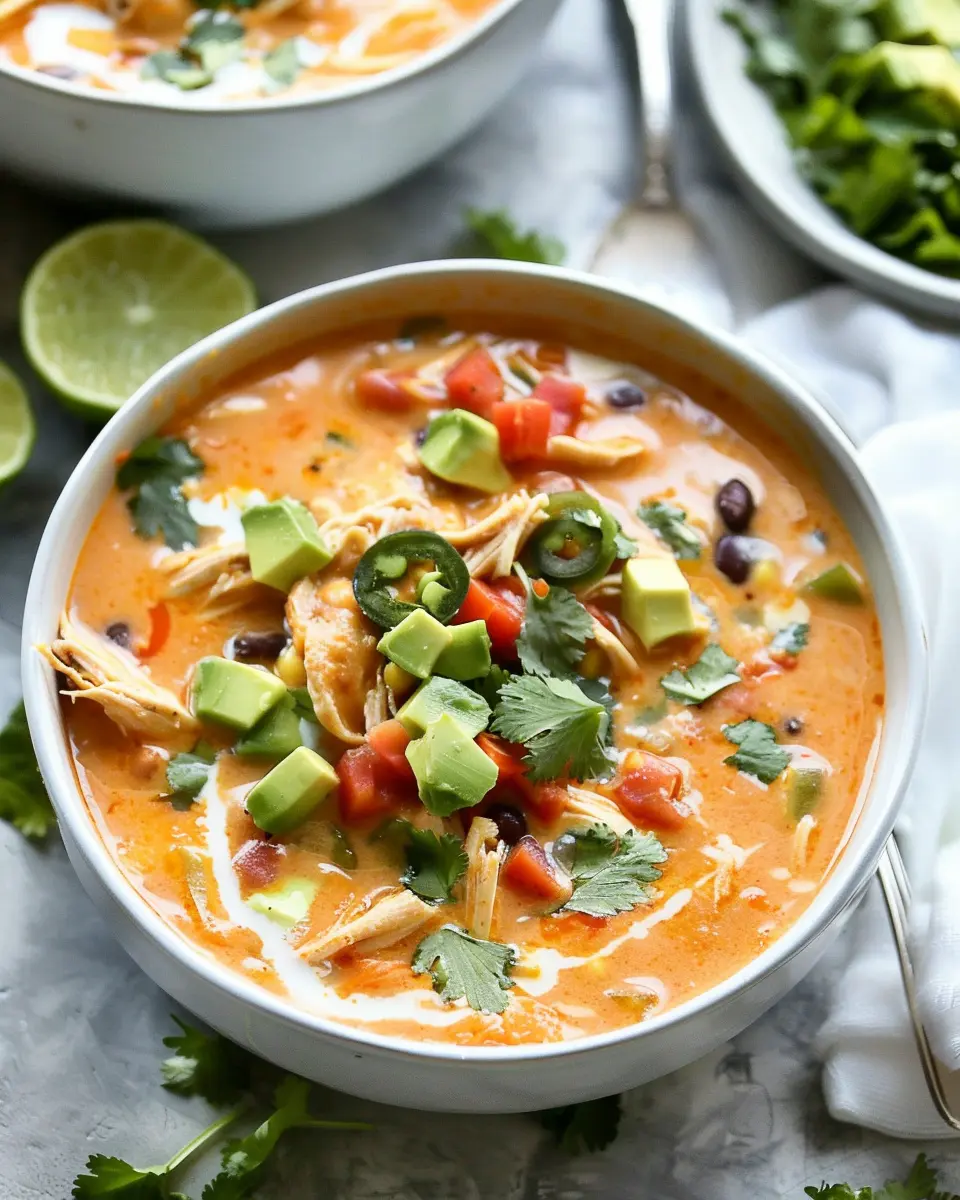 Creamy Chicken Enchilada Soup: The Best Comfort Food Delight