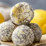 No-Bake Lemon Poppyseed Protein Balls
