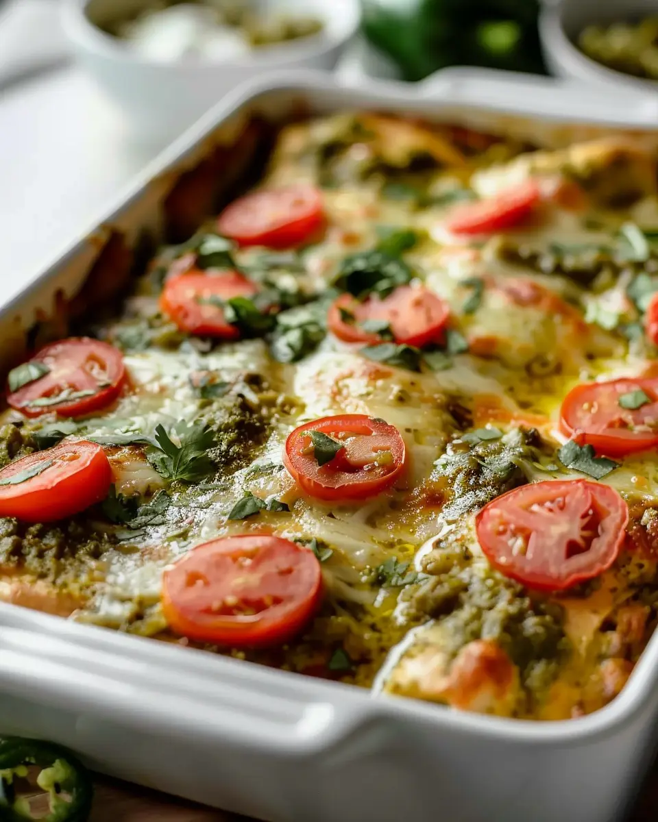 Salsa Verde Chicken Casserole: Easy Comfort Food Delight