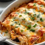 Shredded Chicken Enchiladas