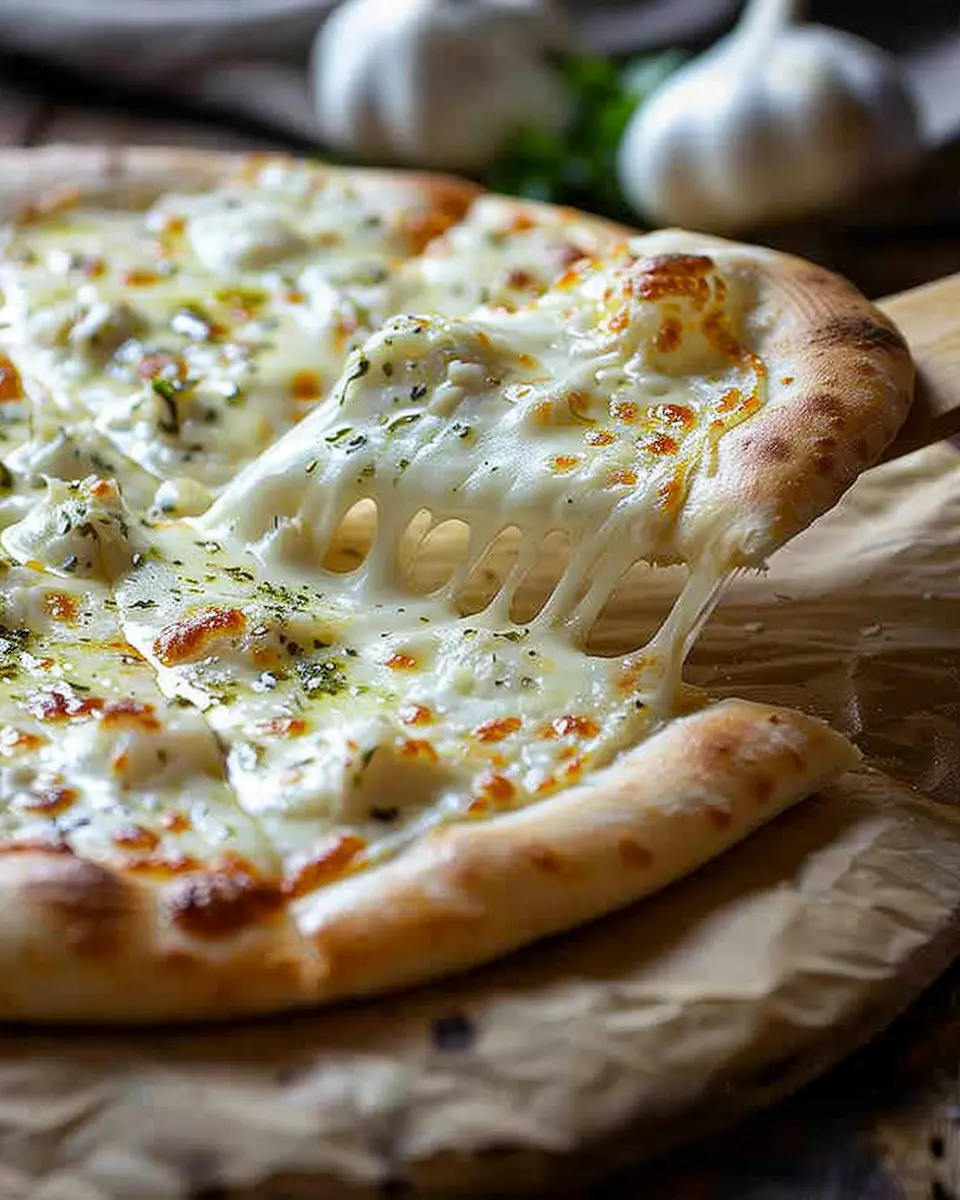 White Garlic Pizza Sauce Recipe – Creamy &amp; Perfect for Homemade Pizza