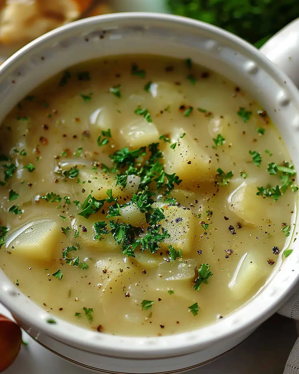 Hangover Cure Garlic Potato Soup: The Best Comfort Food Recipe