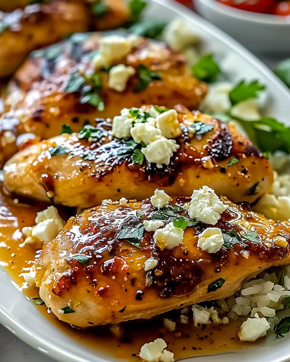 Hot Honey Feta Chicken Dish: Easy and Flavorful Weeknight Meal