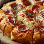 Jumbo Pepperoni-Stuffed Pizza Spiral