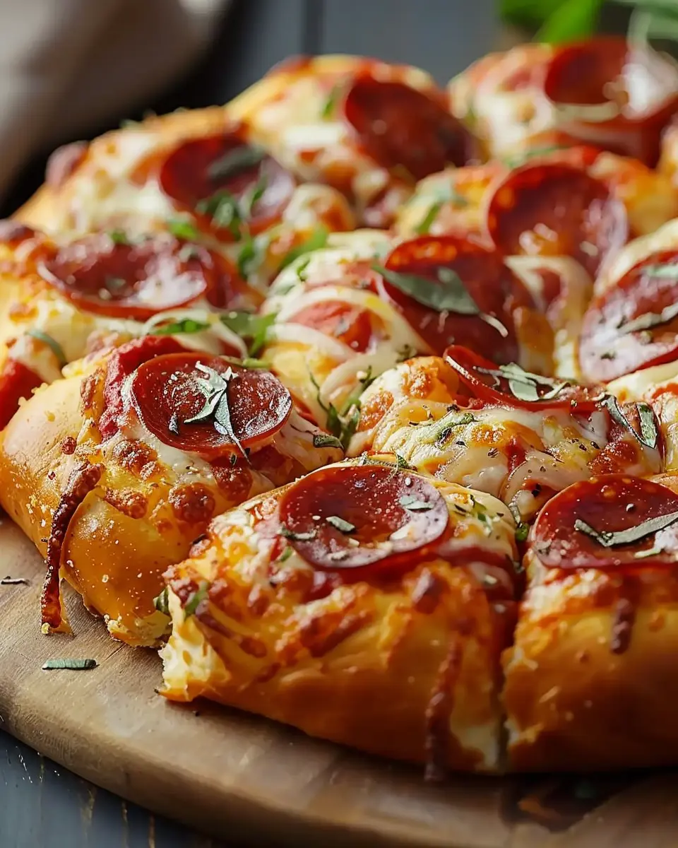 Jumbo Pepperoni Stuffed Pizza Spiral: The Best Homemade Delight