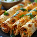 Crispy Chicken Taquitos